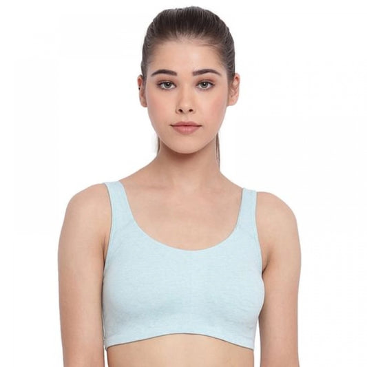 Enamor Women'S Low Impact Brassiere (Model: SB06, Color: CapriMelange, Material: Cotton)