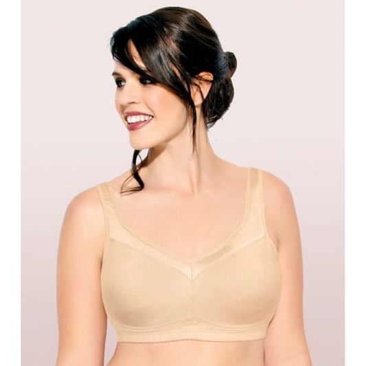 Enamor A112 Women's Cotton Full Support Bra (PaleSkin)